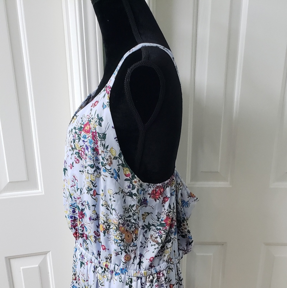 NWOT Women’s dress Lavender Floral Asymmetrical - Picture 7 of 7